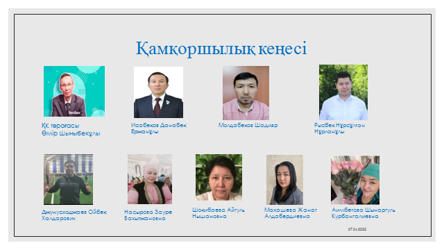Камкоршылык кенес курамы