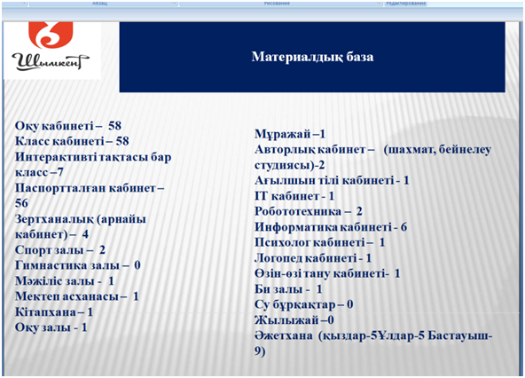 материалдық база
