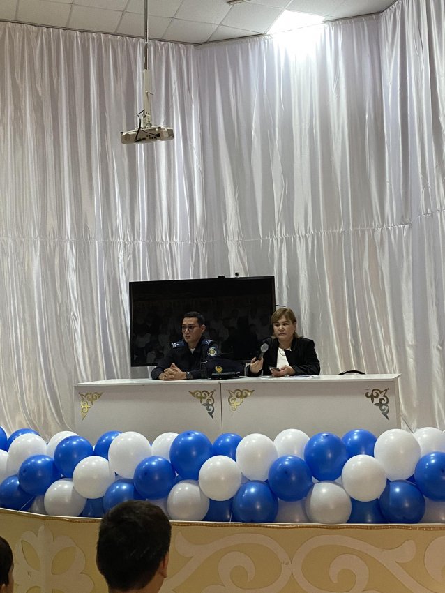 “Адал азамат” Біртұтас тәрбие бағдарламасының қазан айындағы жоспарына сәйкес құқықбұзушылықтың алдын-алу